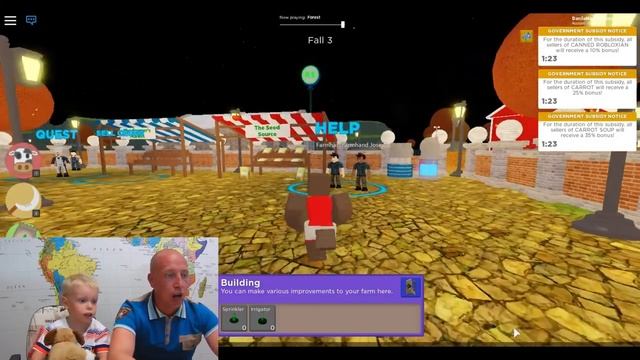 Купаемся В Озере! Папа и Даня Играют в СИМУЛЯТОР ФЕРМЫ в ROBLOX! Симулятор от DMCG смотреть онлайн