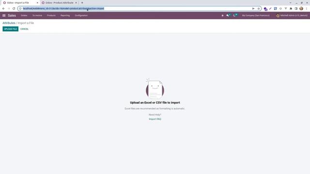 How to import products and attributes into Odoo v15.0 смотреть онлайн