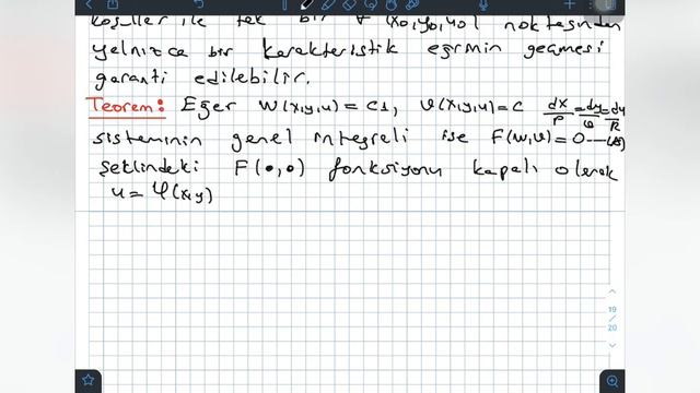 Kısmi Diferansiyel Denklemler-(4) Quassi-Lineer Denklemlerin Çözümlenmesi смотреть онлайн