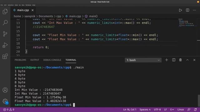 C++ Programming - Limits for Basic Data Types (numeric_limits) - SavvyNik [Highlight] смотреть онлайн