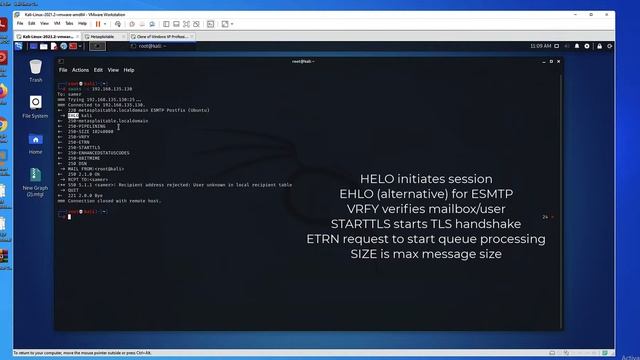 Kali Security Tools Part 8: SMTP Analysis смотреть онлайн