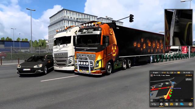 ИВЕНТ в ETS 2 Хэллоуин ФИНАЛ 🎃 Euro Truck Simulator 2 Halloween Event #3🎃 смотреть онлайн