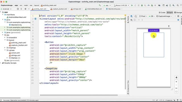 Mobile Application Development-Lecture 30 How to Capture an Image using Intent Method in android. смотреть онлайн