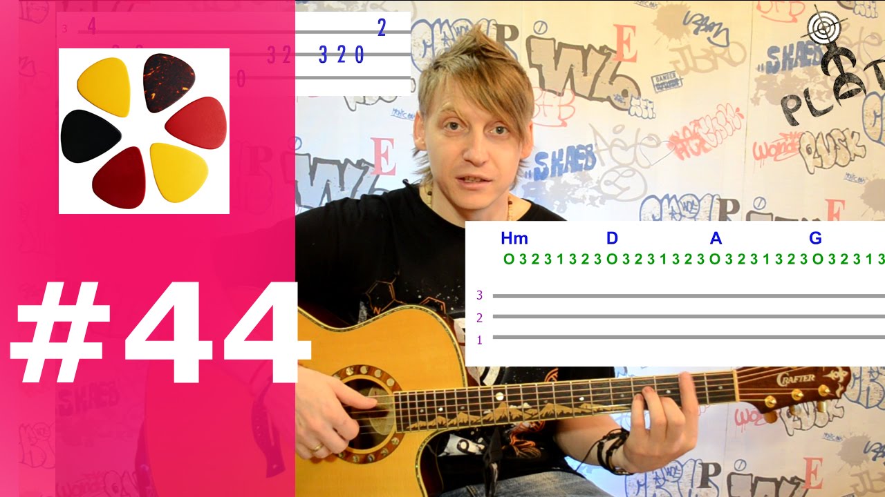 Как играть соло и перебор с боем вместе, фингерстайл, уроки игры на гитаре. Кукушка - Кино (В.Цой) смотреть онлайн