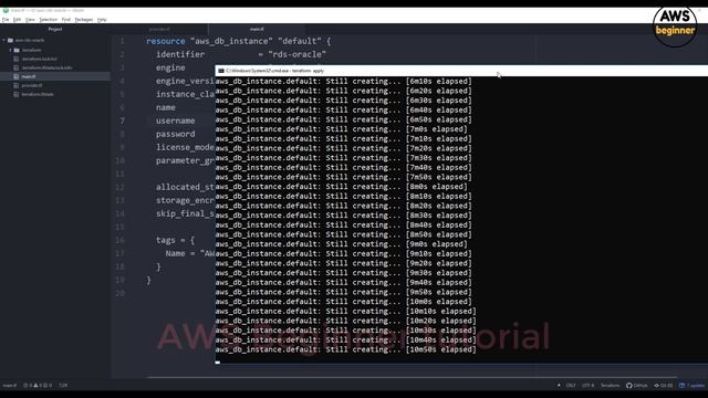 ? How to create AWS RDS Oracle using Terraform - AWS Beginner Tutorial смотреть онлайн
