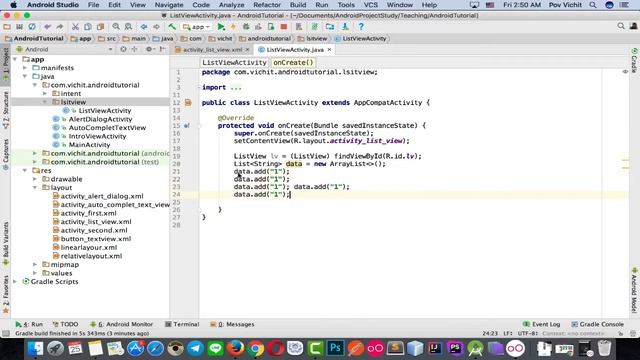 Android Tutorial - #16 How to use Listview &ArrayAdapter in Android смотреть онлайн