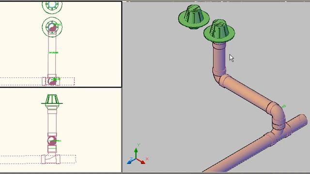 AutoCAD MEP 2010 Piping Basics - Video 2of2 смотреть онлайн