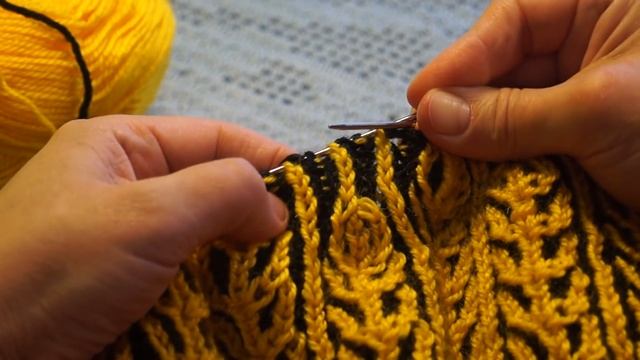 Берет "Бриошь" 2 часть( beret knitting needles in the technique of brioche (Шапка #39) смотреть онлайн