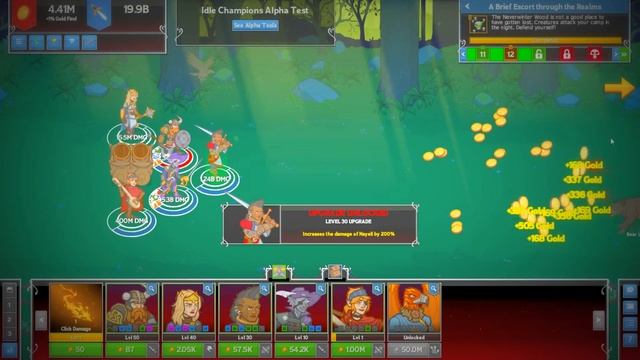 Idle Champions of the Forgotten Realms alpha gameplay (Part 1) смотреть онлайн