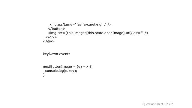 HTML : React - onKeyDown event смотреть онлайн