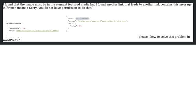 Wordpress: featured image not found in json from wp rest api смотреть онлайн