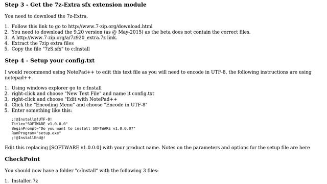 Create 7-Zip SFX executable (4 Solutions!!) смотреть онлайн