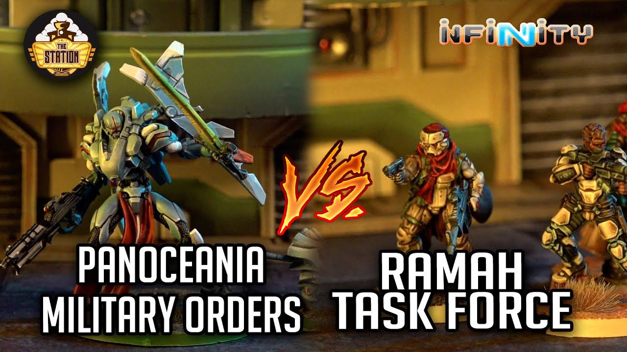 Panoceania Military Orders Vs Ramah Task Force | Battlereport | Infinity Wargame