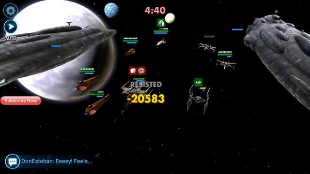 Star Wars Galaxy Of Heroes Epic Space Battle With Music: Against All Odds смотреть онлайн