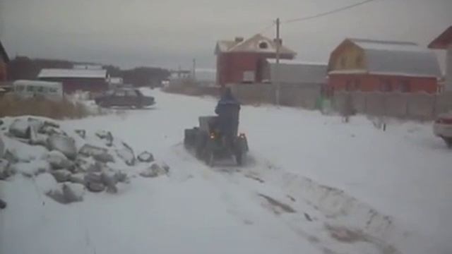 Минитрактор зимой смотреть онлайн