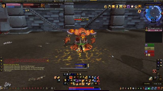 The Amphitheater of Anguish Korrak the Bloodrager WOW Quest ( WOTLK ) смотреть онлайн
