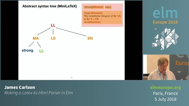 "Making a LaTeX-to-Html parser in elm" by James Carlson смотреть онлайн