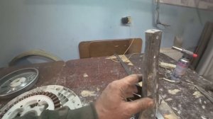 Ветрогенератор из стиральной машинки, без затрат и  без токарных работ.