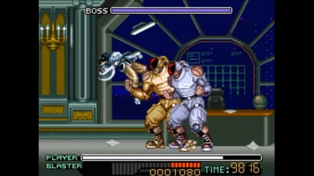 Super Nintendo (Snes) 16-bit Ninja Warriors Мультик-Заставка, Битва с Боссами