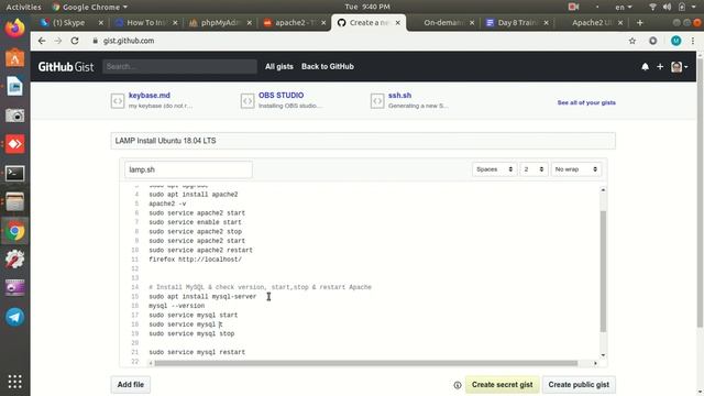 I WILL INSTALL LAMP STACK INTO UBUNTU. смотреть онлайн
