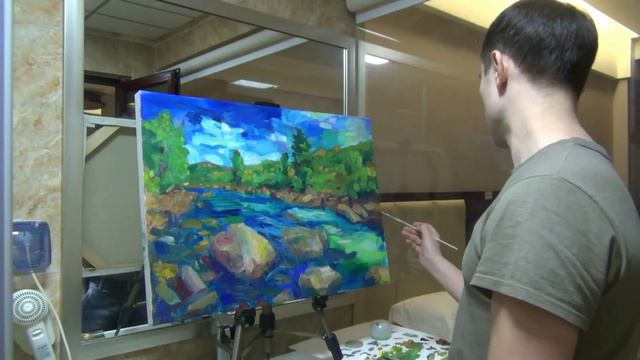 Коучинг на триллион Часть 975 Китай, рисуем картину маслом смотреть онлайн