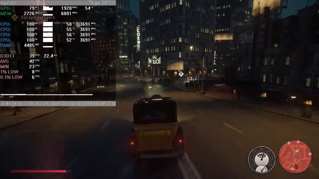 Core i3 4170 + GeForce GTX 1650 Super = MAFIA: DEFINITIVE EDITION смотреть онлайн