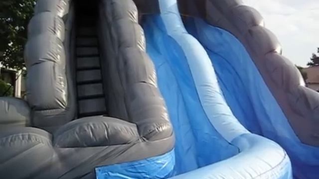 18' Wild Rapids Dual Lane Waterslide смотреть онлайн