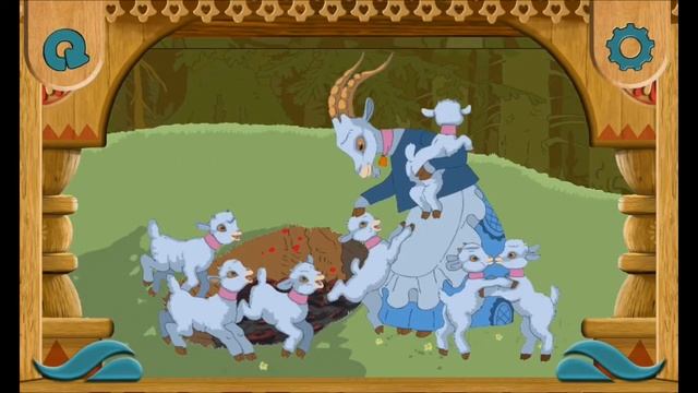 ВОЛК и семеро козлят. Аудиосказки для детей смотреть онлайн