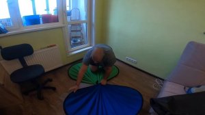 Как свернуть фон хромакей GreenBean