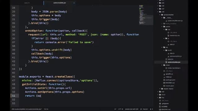React Quickly Chapter 8 Project: Autocomplete Widget with Express and React 3 смотреть онлайн