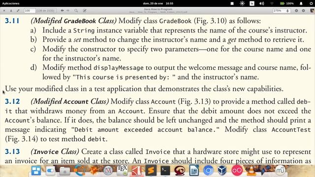 Java How to Program (Ninth edition) - Deitel & Deitel, exercise 3.11 смотреть онлайн