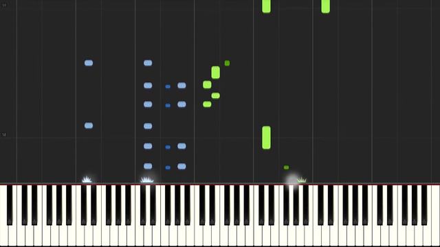 Howl's Moving Castle Main Theme - Merry-Go-Round of Life (Piano Tutorial) смотреть онлайн