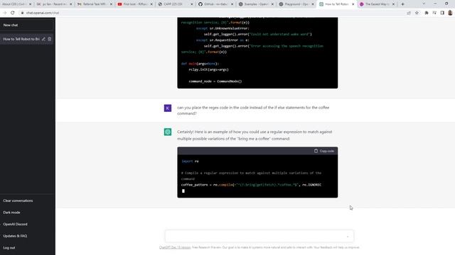 How to Tell Robot to Bring Coffee according to chatGPT by openai смотреть онлайн