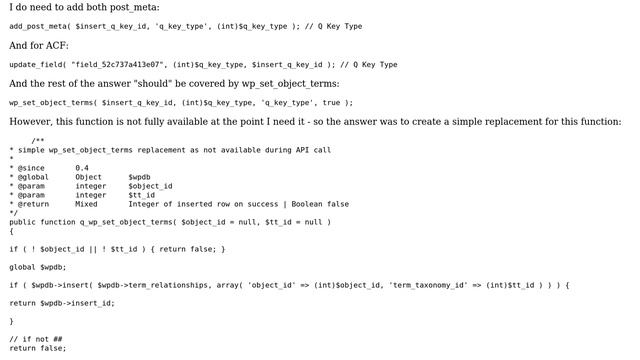 Wordpress: advanced custom fields update_field for field type: Taxonomy (3 Solutions!!) смотреть онлайн