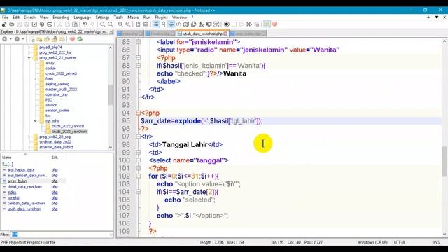 Solusi warning PHP : undefined array key - dari data query database #solved смотреть онлайн