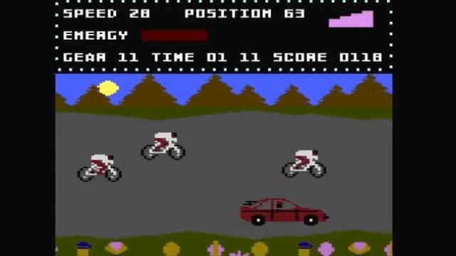 Atari XL/XE - Milk Race [1987] смотреть онлайн