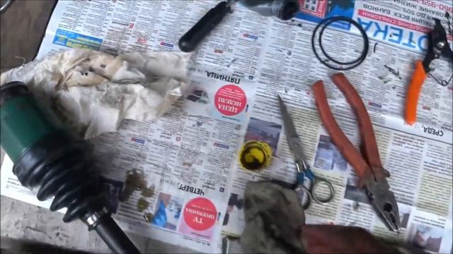 КАК ЗАТЯНУТЬ ЛЕНТОЧНЫЙ ХОМУТ ПЫЛЬНИКА ШРУС