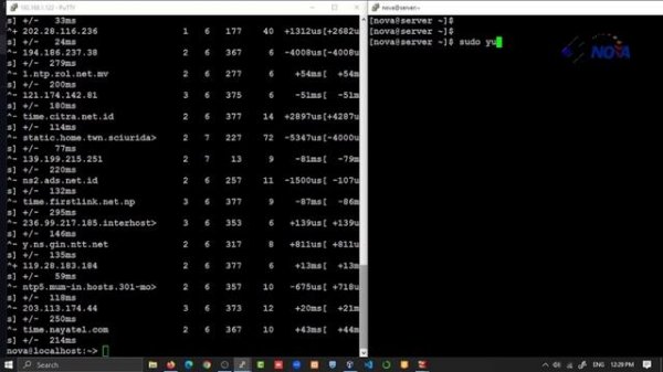 Network Time Server - NTP(Chrony) installation on linux