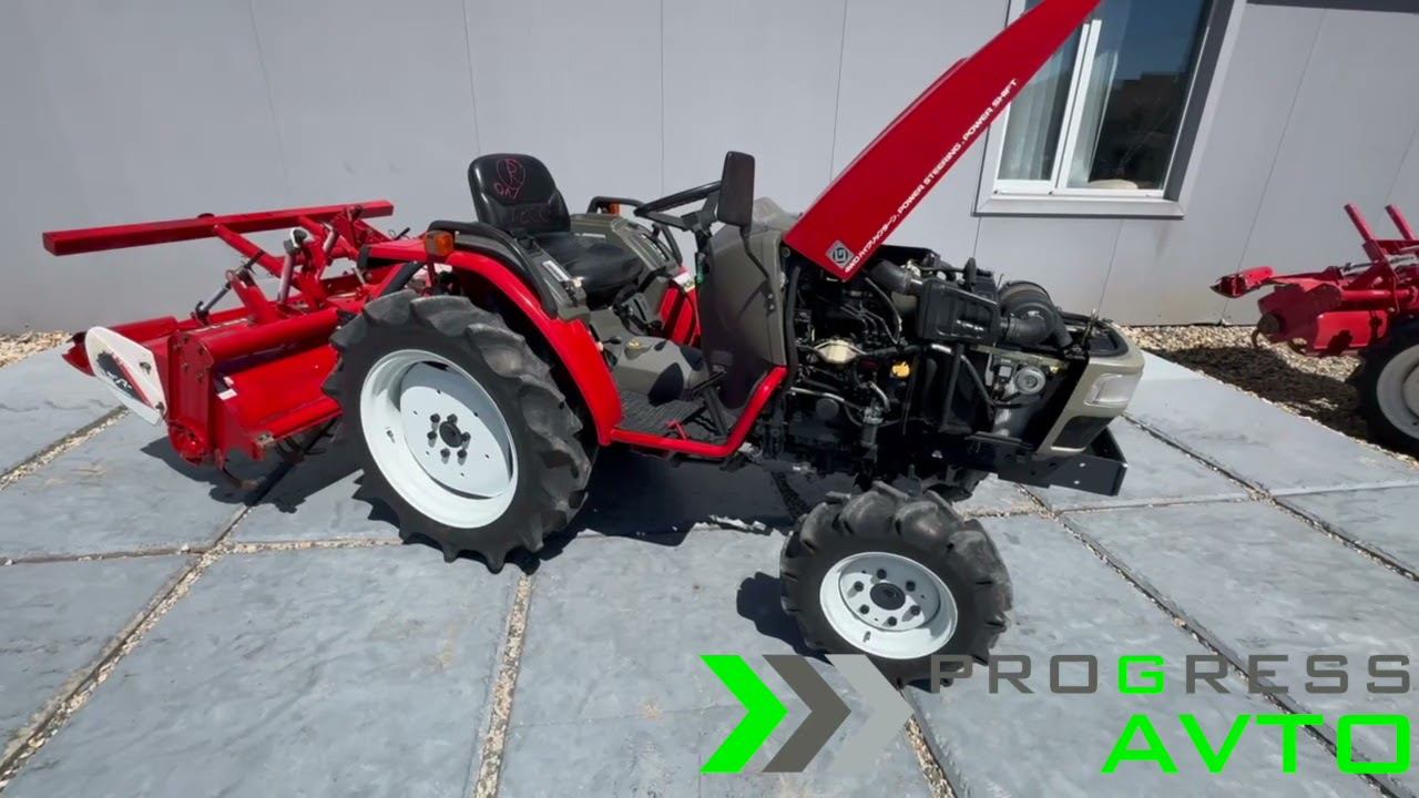 Японский мини-трактор Yanmar F-180 купить в Улан-Удэ с почвофрезой смотреть онлайн