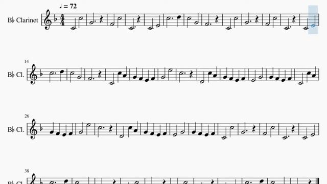 SUPER EASY Clarinet Sheet Music: How to play Undertale Main Theme by Toby Fox смотреть онлайн