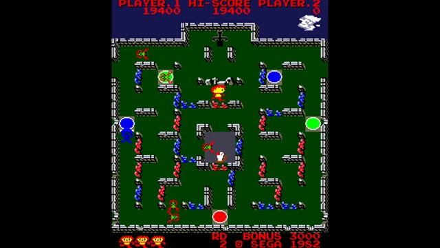 Monster Bash [Arcade Longplay] (1982) Sega смотреть онлайн