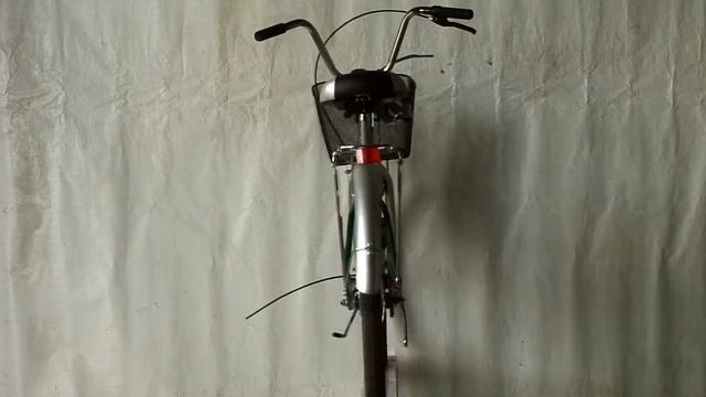 ?Велосипед Салют 24 колеса со складной рамой зеленый смотреть онлайн