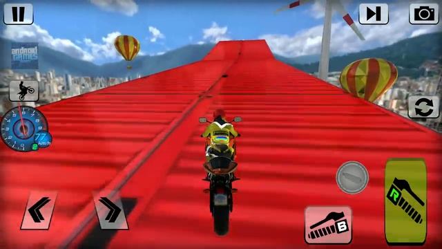 Bike Impossible Tracks Drive 3D - Motorcycle Stunts - Android Gameplay смотреть онлайн