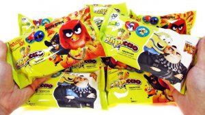 ЧИПИКАО ГАДКИЙ Я 3 против ЭНГРИ БЕРДЗ! СЮРПРИЗЫ с фишками Chipicao Angry Birds/Despicable Me 3