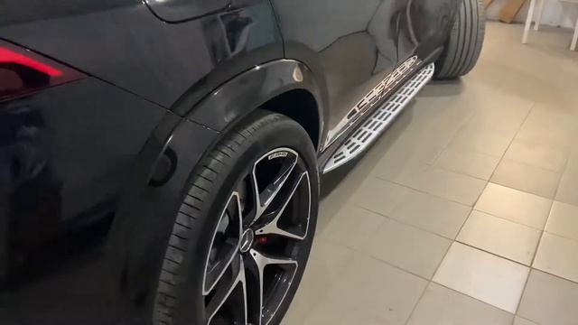 Пороги с подсветкой для Mercedes-Benz GLE (W167)