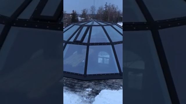 Светопрозрачный купол на крыше смотреть онлайн