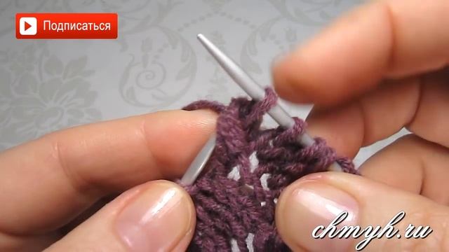 ▶️ Простой ажурный узор спицами для ШАРФА, КОФТЫ, КАРДИГАНА. Вязание спицами для начинающих №33