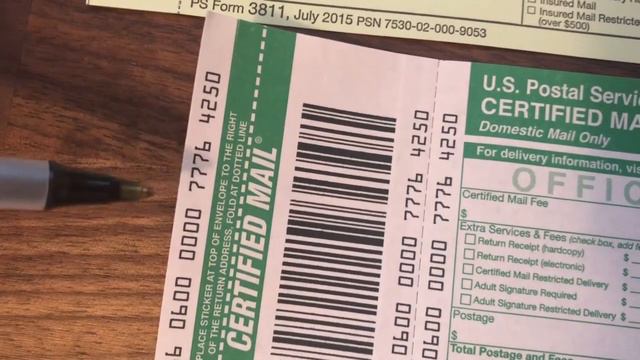 How to prepare certified mailing receipt for credit repair. смотреть онлайн