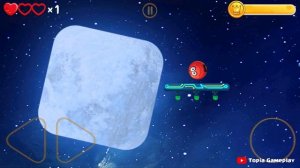 Red Ball 4 - Battle for the Moon - All Levels - Bowtie Ball - One Lives Challenge Gameplay Volume 4