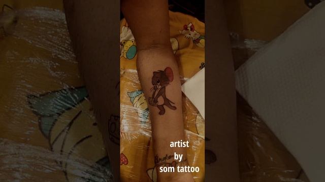Tom tattoo design idea on hand colour #Tom tattoo design#Tom and Jerry tattoo design#shorts смотреть онлайн